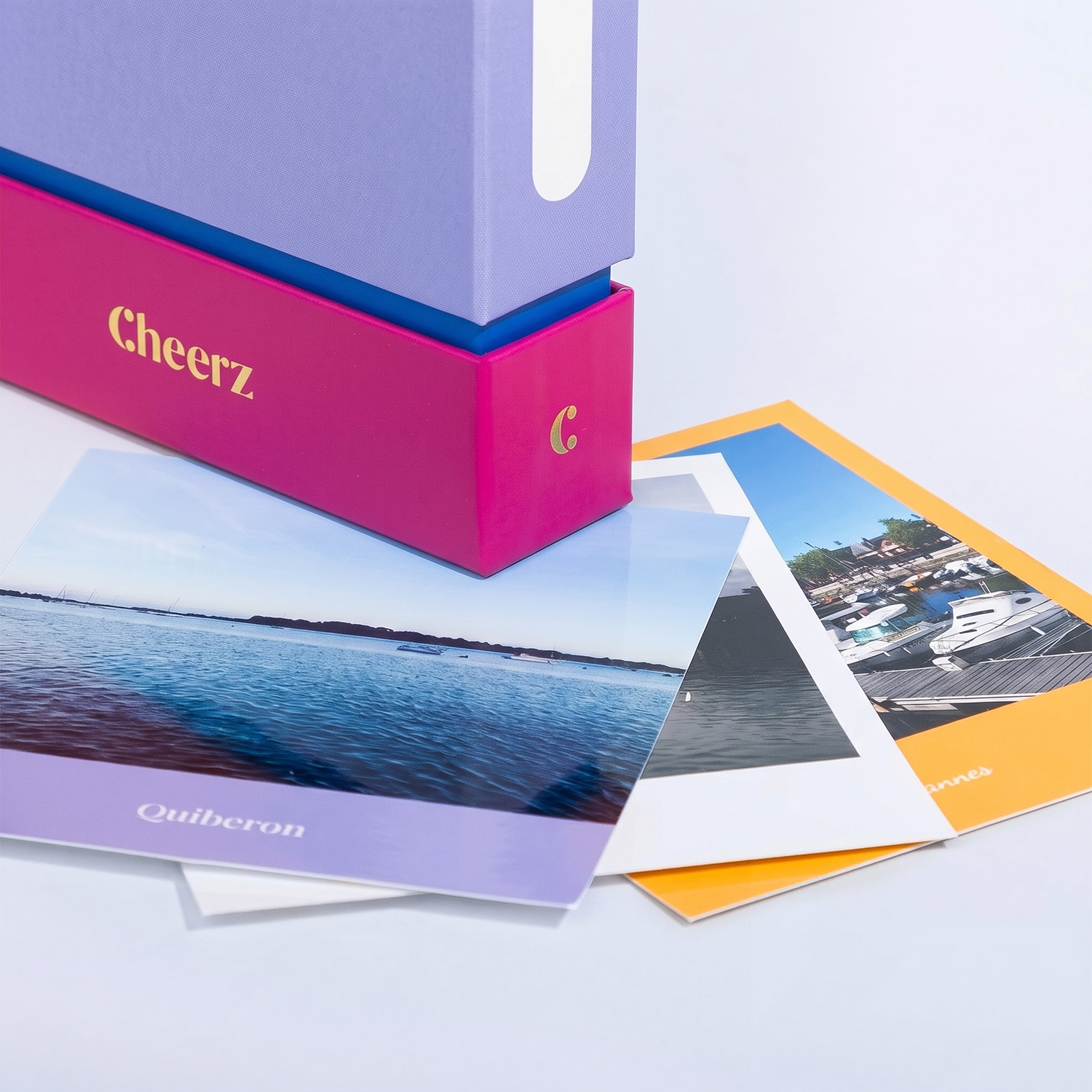Cheerz Box Rétro lilas et magenta